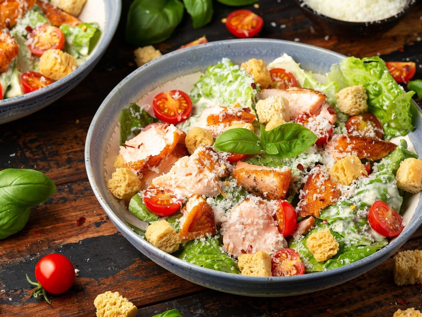 Caesar Salad Mit Lachs Klassiker In Neuem Gewand