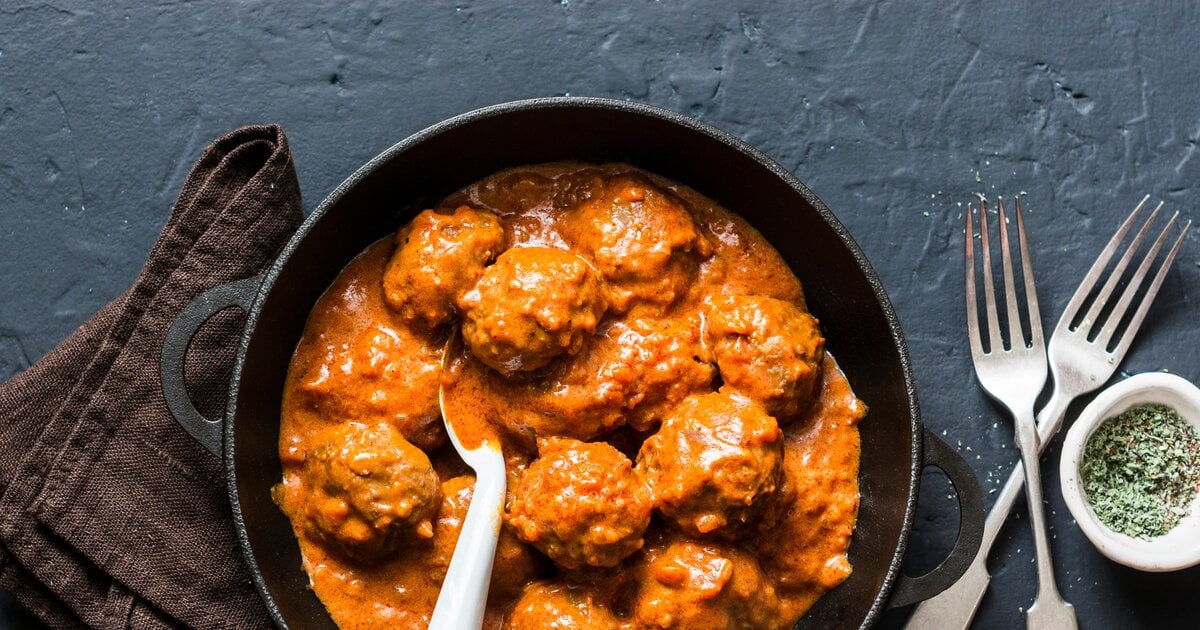 Hackbällchen in Paprika-Sahne-Soße: Einfach gemacht!