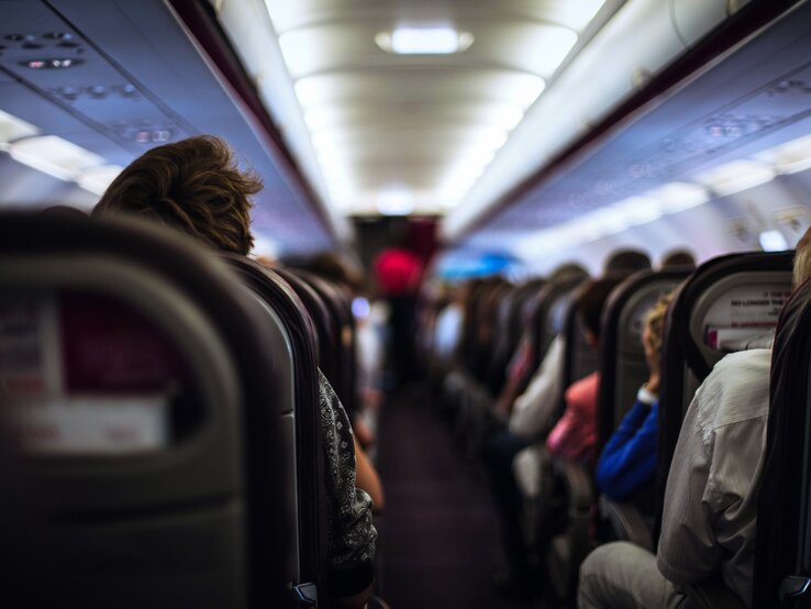 Flugzeug, Sitzplatz im Flugzeug