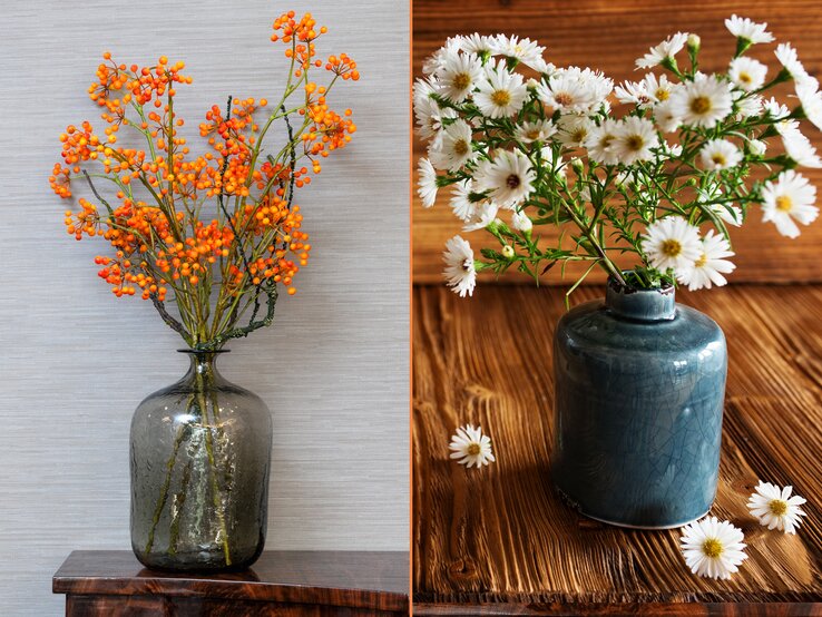 Herbstblumen | © iStock (2) Collage BILD der FRAU