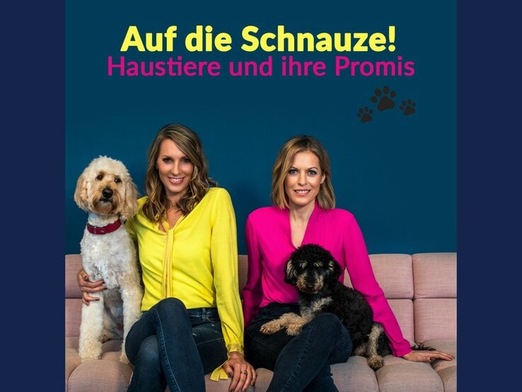 "Auf die Schnauze!" – Haustiere und ihre Promis. Der Podcast läuft auf allen bekannten Podcast-Plattformen. | © PR