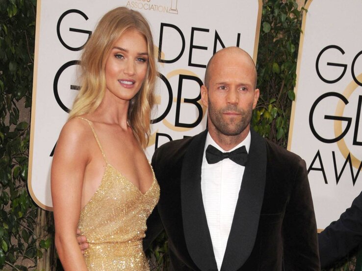 Jason Statham und Rosie Huntington-Whiteley bei den Golden Globe Awards 2016 | © imago/ZUMA Press