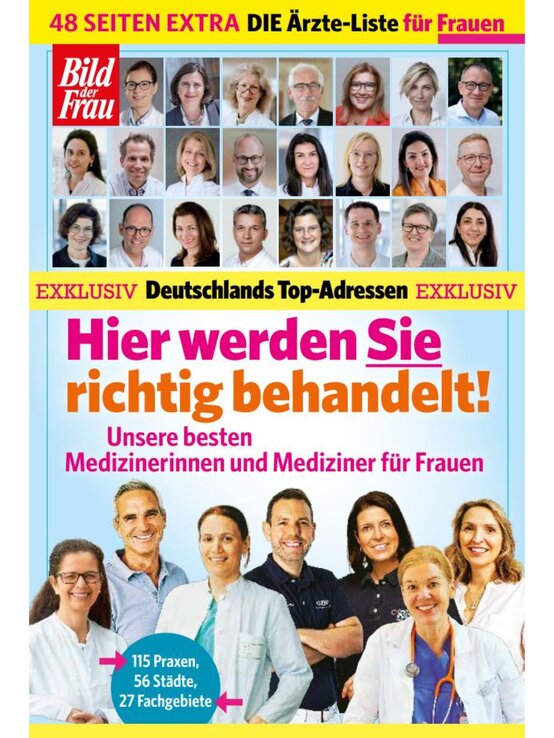 Cover Ärzteliste | © BILD der FRAU