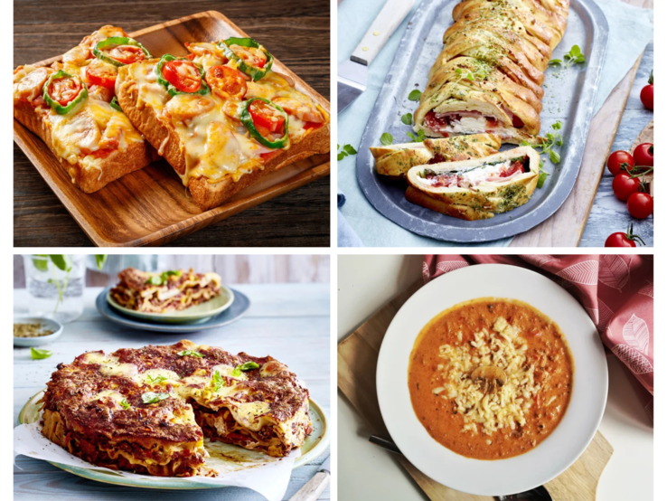 Collage Pizza mal anders Collage Pizza mal anders